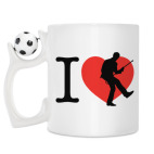 Кружка с футбольным мячиком