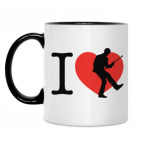 Кружка двухцветная