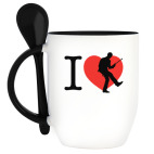 Кружка с ложкой