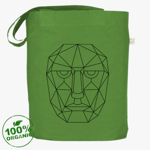 Сумка шоппер с принтом Суровый полигон