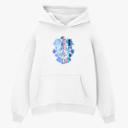 Толстовка худи оверсайз