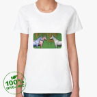 Женская футболка органик