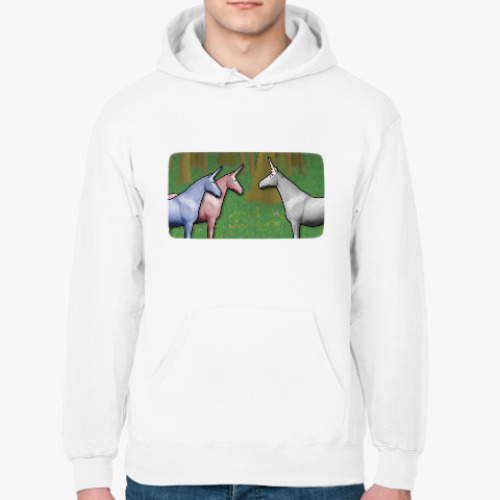 Толстовка худи с принтом Charlie the Unicorn (Чарли единорог)