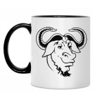 Кружка двухцветная