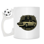 Кружка с футбольным мячиком