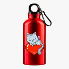 Металлическая бутылка 400 мл UV-DTF