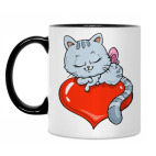 Кружка двухцветная