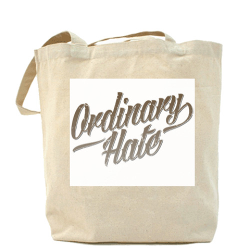 Сумка шоппер с принтом «Ordinary Hate»