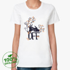 Женская футболка органик