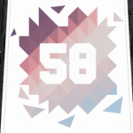 Цифра 58 (Low Poly)