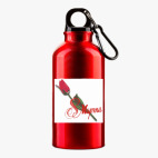 Металлическая бутылка 400 мл UV-DTF