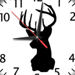 Силуэт оленя