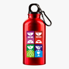 Металлическая бутылка 400 мл UV-DTF