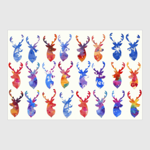 Постер с принтом Олени