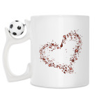 Кружка с футбольным мячиком