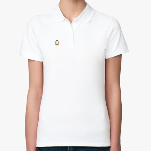 Женская рубашка поло (печать) с принтом Cerber