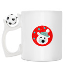 Кружка с футбольным мячиком
