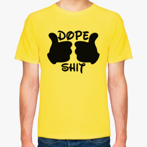 Футболка с принтом Dope Shit