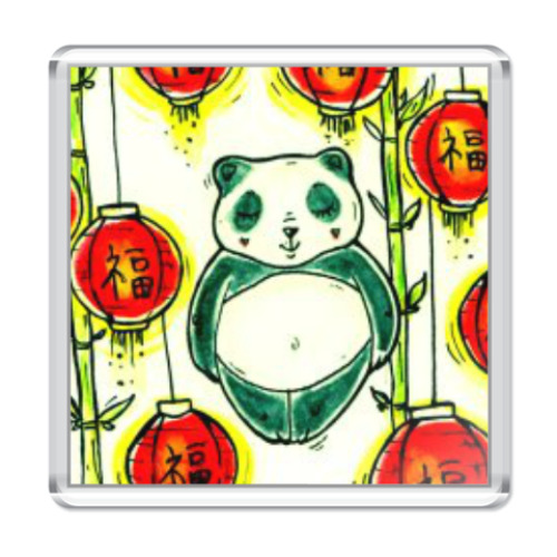 Магнит с принтом Пожелание Счастья