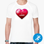 Мужская спортивная футболка