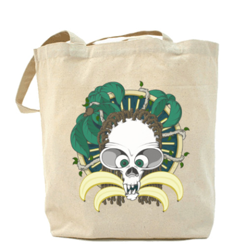 Сумка шоппер с принтом Dead Monkey