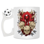Кружка с футбольным мячиком