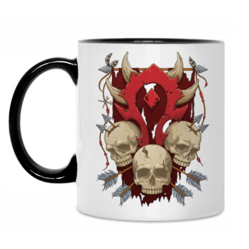 Кружка с принтом За Орду!