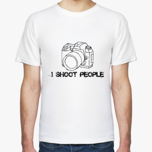 Футболка с принтом I Shoot People