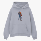 Толстовка худи оверсайз