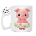 Кружка с футбольным мячиком