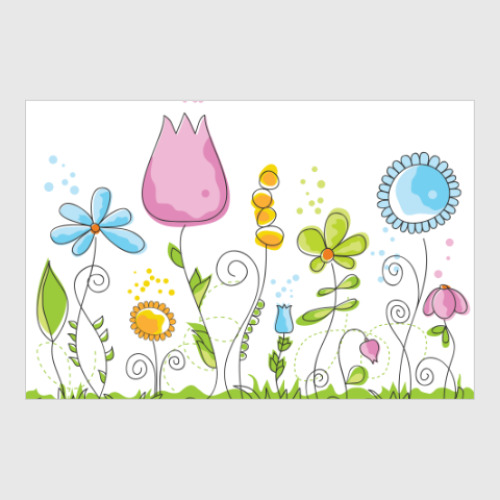 Постер с принтом Акварель