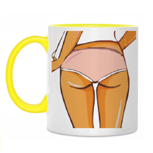 Кружка с принтом Сексуальная женская попка