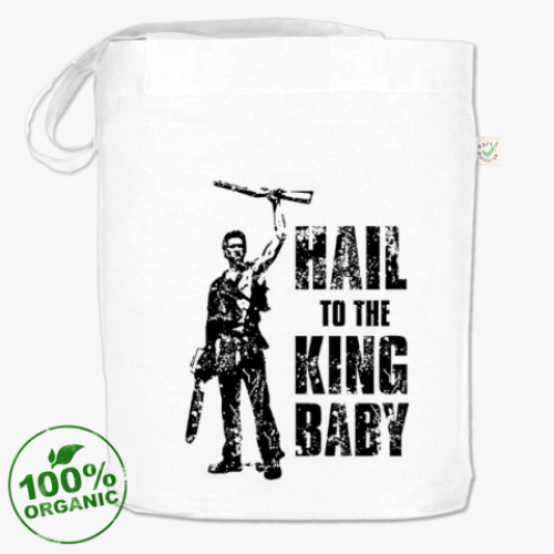 Сумка шоппер с принтом Зловещие мертвецы (фэнарт)