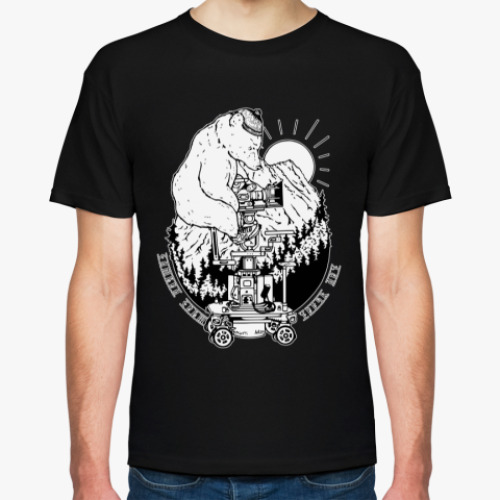 Футболка с принтом Сибирский киношник