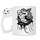 Кружка с футбольным мячиком