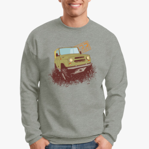 Свитшот с принтом 4х4 Off Road УАЗ