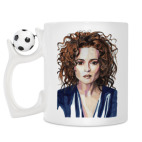 Кружка с футбольным мячиком