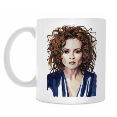 Кружка с принтом Хелена Бонем Картер