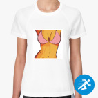 Женская спортивная футболка