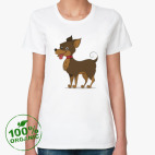 Женская футболка органик