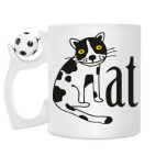 Кружка с футбольным мячиком