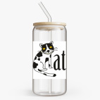 Банка с бамбуковой крышкой