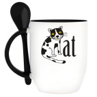 Кружка с ложкой