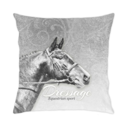 Подушка Конный спорт, лошади. Dressage