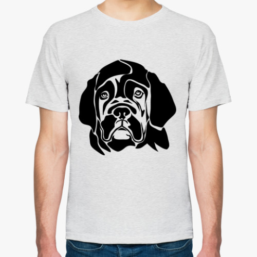 Футболка с принтом собака