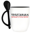 Кружка с ложкой