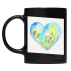 Кружка цветная UV-DTF