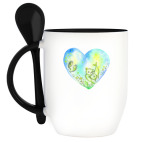 Кружка с ложкой