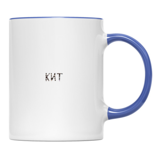 Кружка с принтом кит