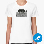 Женская спортивная футболка